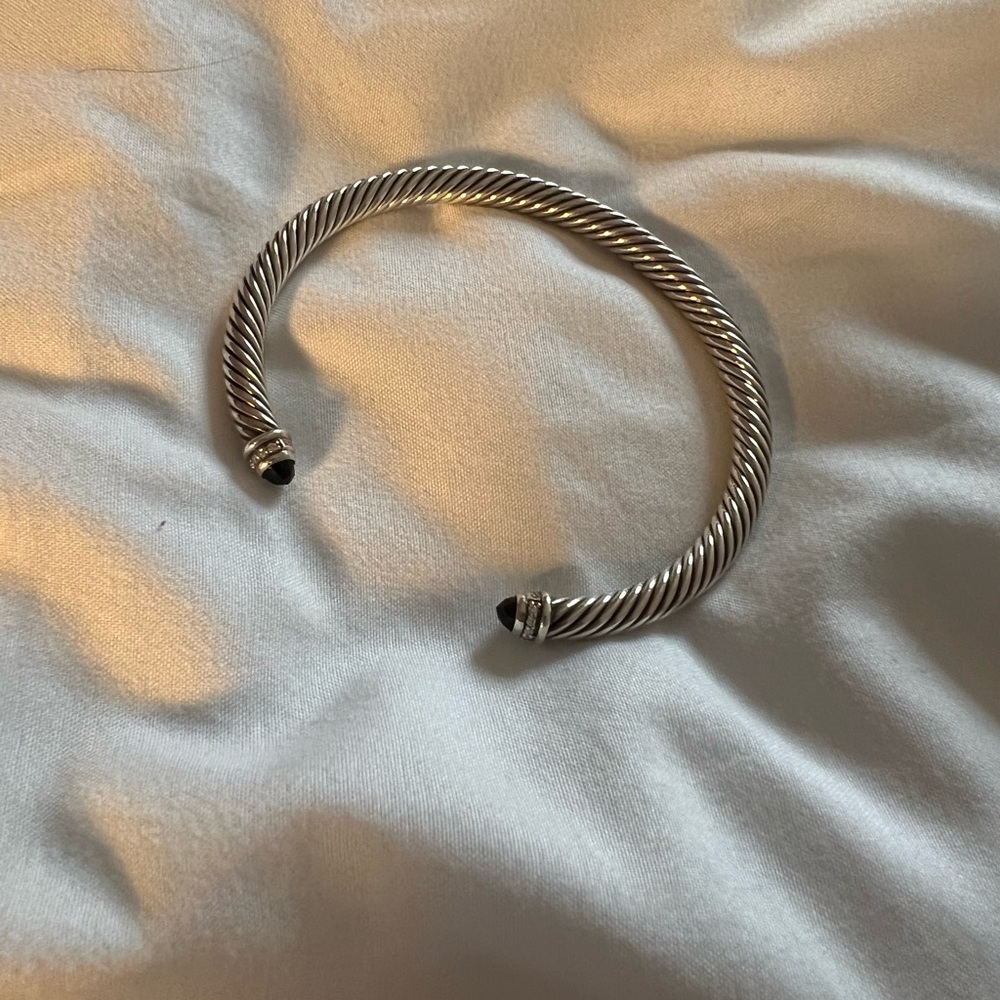 Cable classics bracelet with diamonds